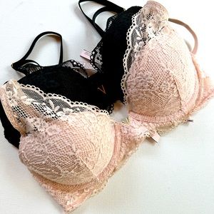 Victoria’s Secret Lace Plunge Bras
